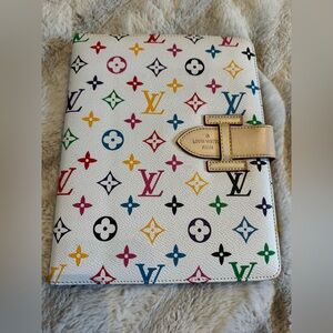 Louis Vuitton White Multicolor Monogram Cover for iPad